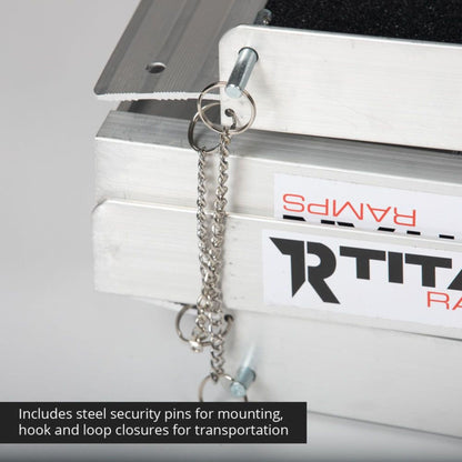 Titan Ramps 5 Foot Multi-Fold Grip Aluminum Wheelchair Ramp, 600 Pound Capacity - Find Fresh Goods