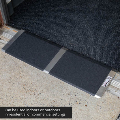 Titan Ramps 8 Inch Aluminum Threshold Ramp for Doorways, or Raised Landings - Find Fresh Goods