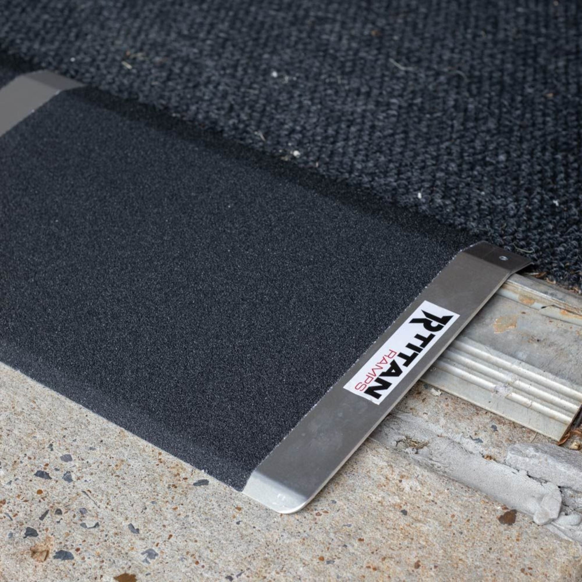 Titan Ramps 8 Inch Aluminum Threshold Ramp for Doorways, or Raised Landings - Find Fresh Goods