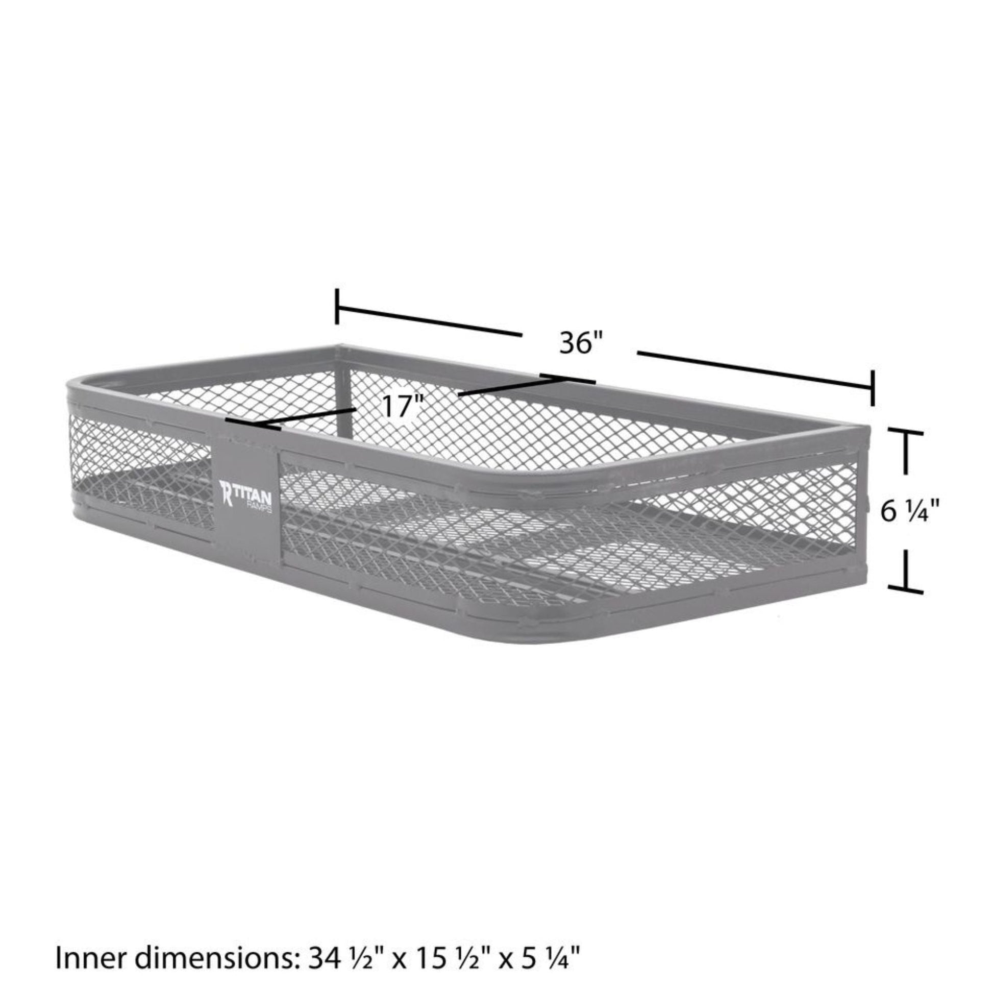 Titan Ramps Universal ATV/UTV Front Cargo Basket Rack with 100 Pound Capacity - Find Fresh Goods