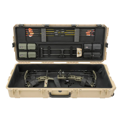 SKB Hard Large Plush Storage Case Archery Bow Parallel Limb iSeries REV2, Tan