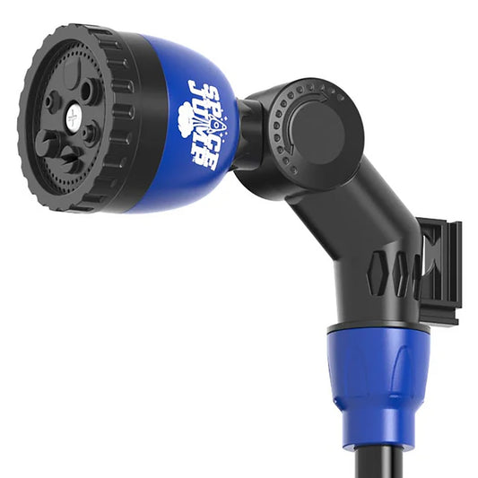 SpaceJump MeteorShower Trampoline Sprinkler Attachment Water Accessory, Black