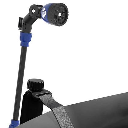 SpaceJump MeteorShower Trampoline Sprinkler Attachment Water Accessory, Black