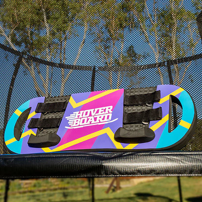 SpaceJump HoverBoard Foam Trampoline Attachment Trick Board, Straps, Multicolor