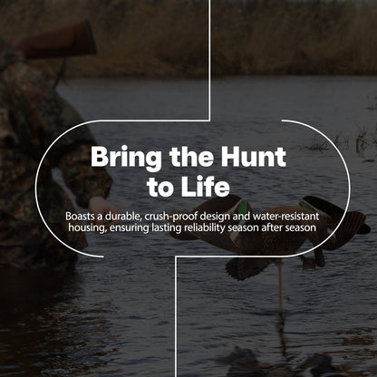 Avian X Powerflight Hen Teal Green Wing Duck Decoy with Wings, Stake & Carry Bag