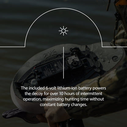 Avian X Power Swimmer Pintail Drake Motion Duck Decoy with 10+ Hour Battery