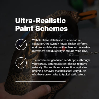Avian X Power Shaker Motion Mallard Hen Preener Decoy, Mimic Realistic Motion