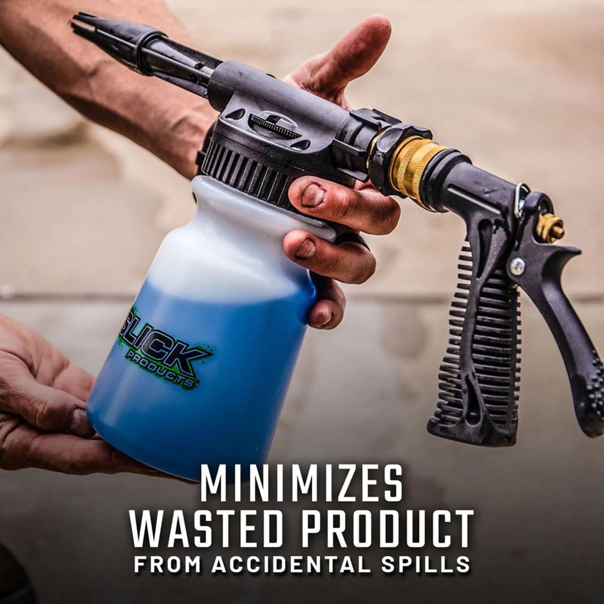 Slick Products 64 Ounce Wash & Wax Foam Sprayer Gun Concentrated Cleaner Bundle - Find Fresh Goods