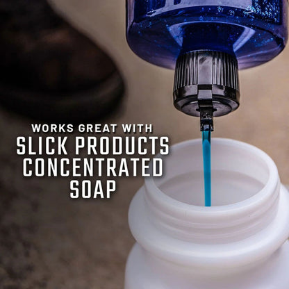 Slick Products 64 Ounce Wash & Wax Foam Sprayer Gun Concentrated Cleaner Bundle - Find Fresh Goods