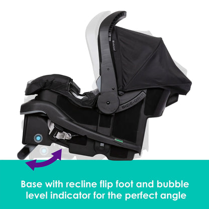 Baby Trend Morph Single to Double Modular Travel System and Car Seat, Dash Black