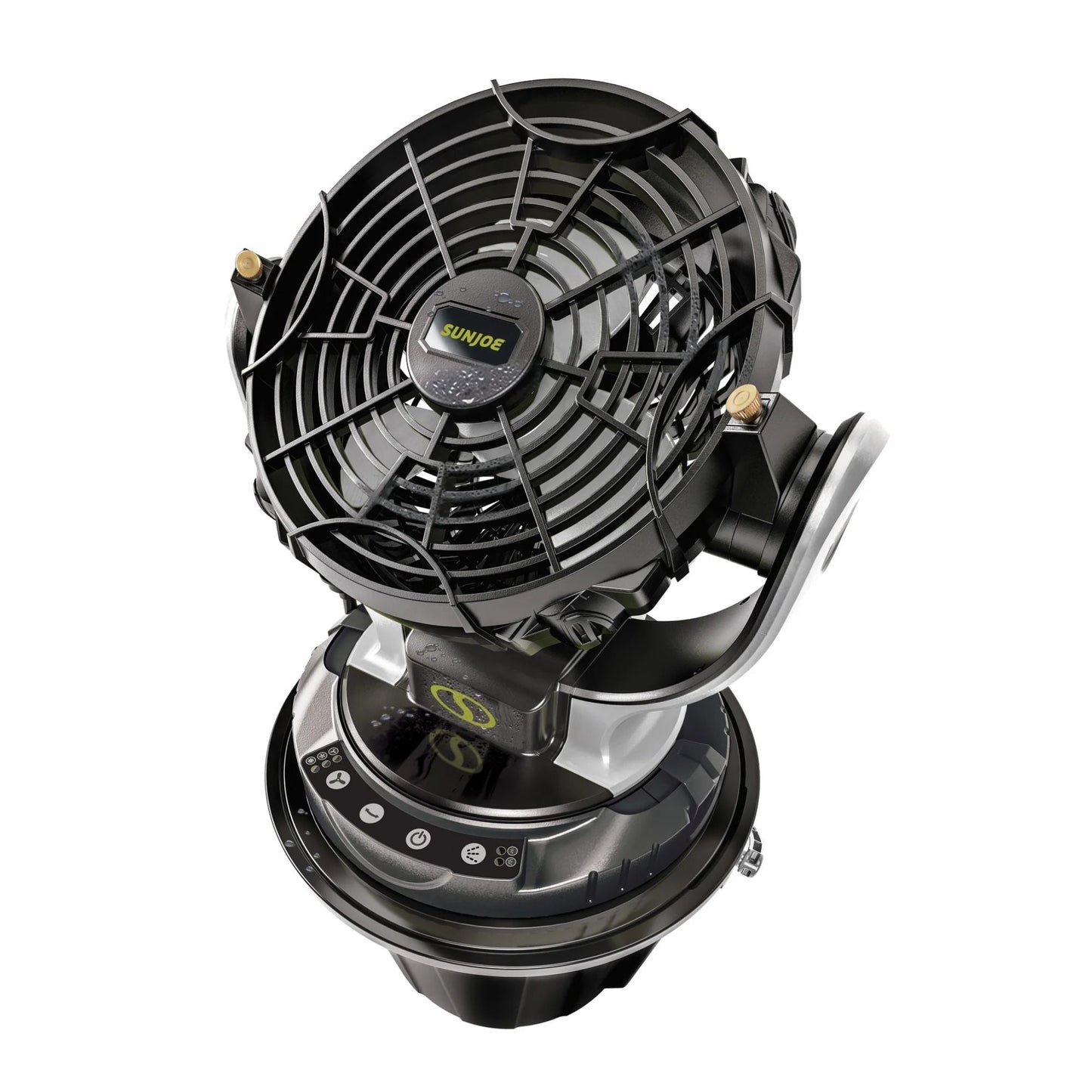 Sun Joe 24V IONMAX Cordless Misting Fan w/ 6 Gal Portable Bucket, 24V-MSTFAN-LTE