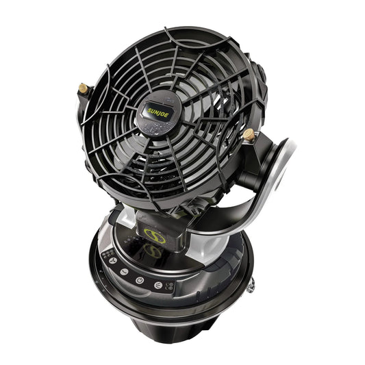 Sun Joe 24V IONMAX Cordless Misting Fan w/ 6 Gal Portable Bucket, 24V-MSTFAN-LTE