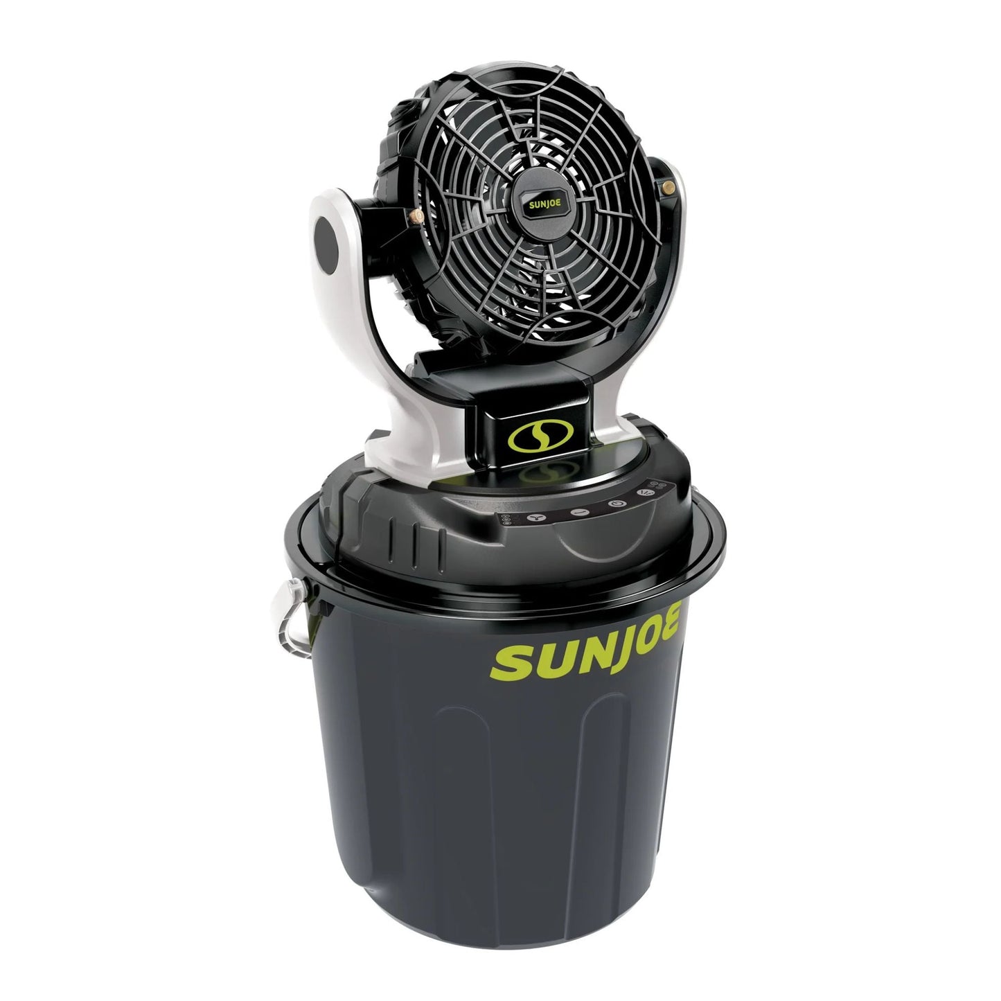 Sun Joe 24V IONMAX Cordless Misting Fan w/ 6 Gal Portable Bucket, 24V-MSTFAN-LTE