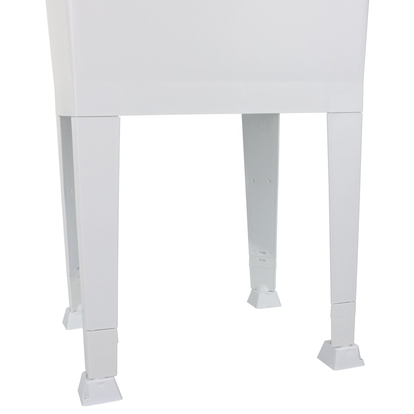 Utility Sink Heavy Duty Freestanding Utility Tub Sink, 24 x 24 Inches, White