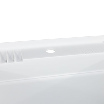 Utility Sink Heavy Duty Freestanding Utility Tub Sink, 24 x 24 Inches, White