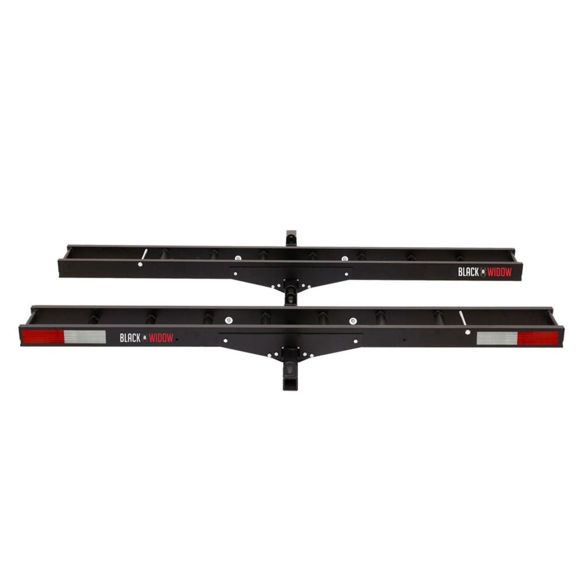 Black Widow Pro Double Dirt Bike Carrier with Ramp for 2" Hitch, 600 lb Capacity - Find Fresh Goods