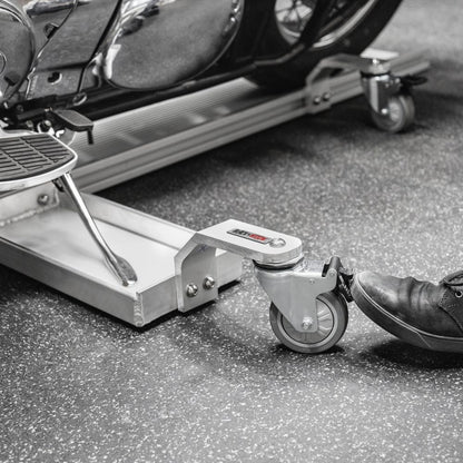 Black Widow Motorcycle Dolly, Fully Adjustable Kickstand Plate Locking Casters - Find Fresh Goods