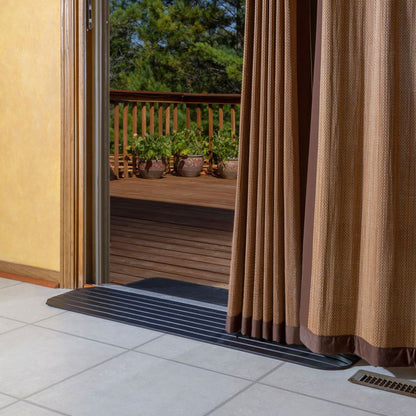 Silver Spring Rubber Threshold Ramp for Wheelchairs, Scooters & More, 0.75" Rise - Find Fresh Goods