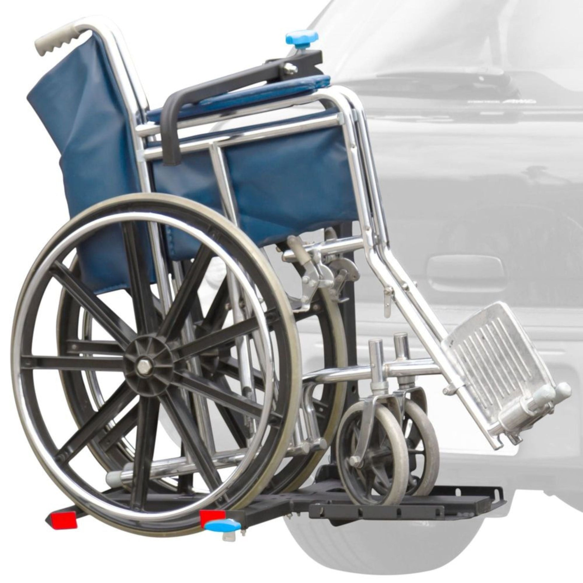 Silver Spring Foldable Manual Wheelchair Carrier Platform with Hitch Ball Mount - Find Fresh Goods
