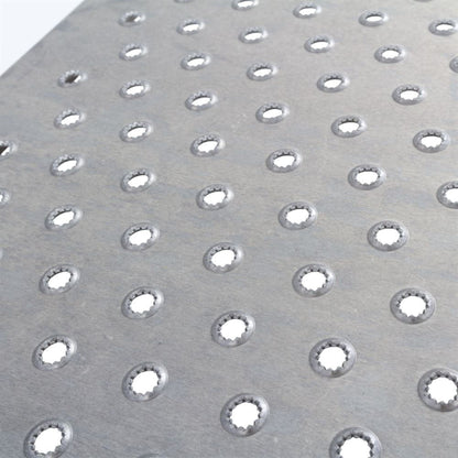 Guardian Heavy Duty Aluminum Shed Ramp, Portable Loading for Mowers, ATV, Silver - Find Fresh Goods