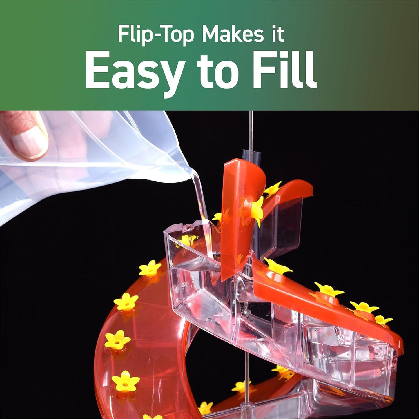 Cascade Wild Bird Feeders Outdoor Hummingbird Feeder, 32 Port Helical Design