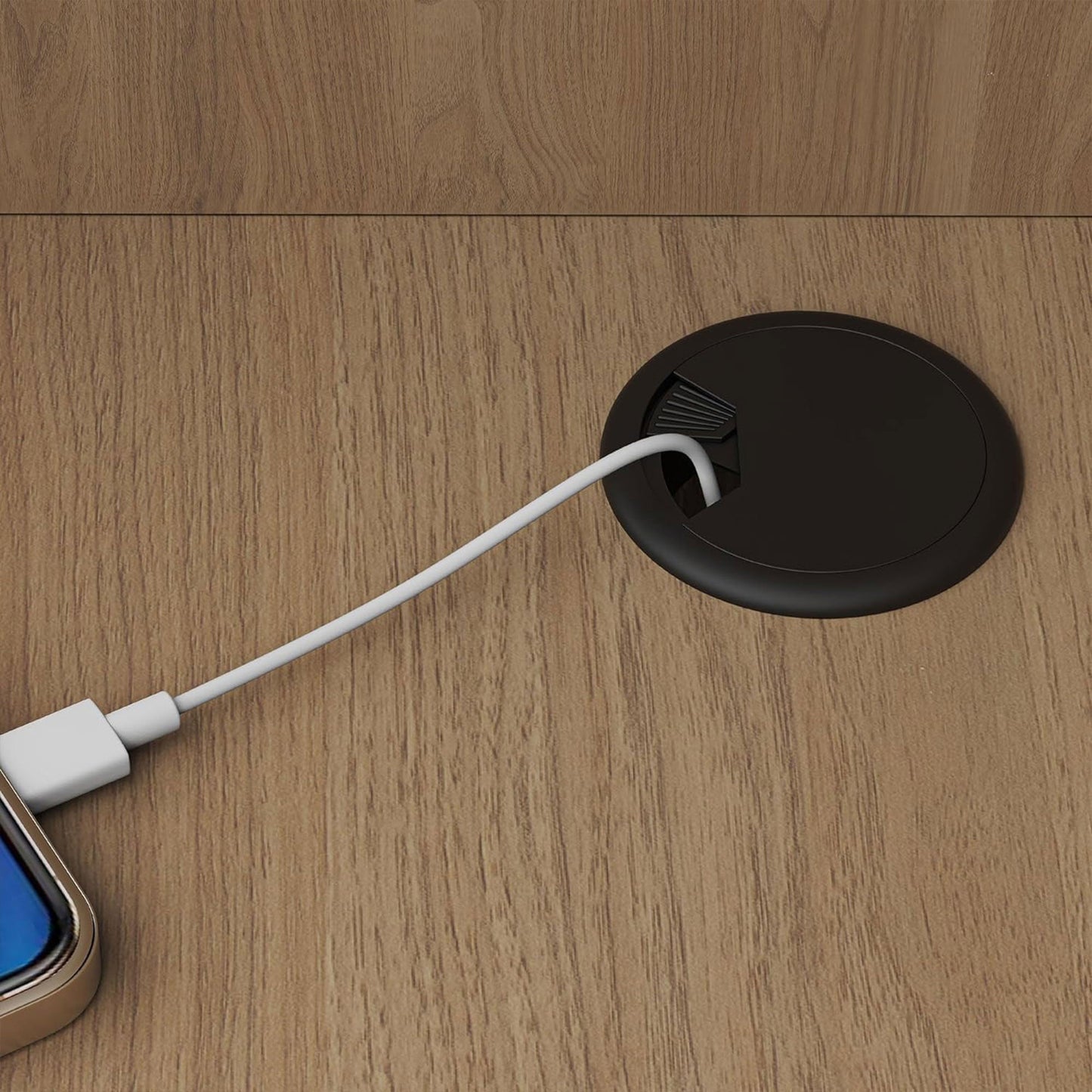 VAUXHILL & CO. Halston Multi-Depth Bookcase, Adjustable Shelving Unit, Oak