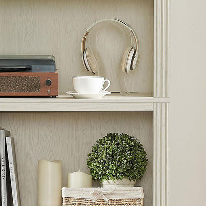 VAUXHILL & CO. Halston Standard Bookcase, Adjustable Shelving Unit, Cream