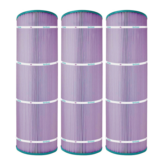 Hurricane 3 Pack HF8417-01P Platinum Purple Pool Filter Cartridge Replacement