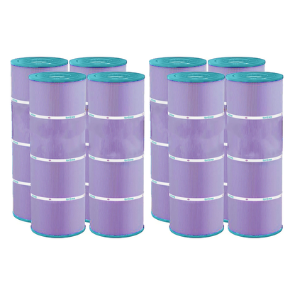 Hurricane 8 Pack HF7483-04P Platinum Purple Pool Filter Cartridge Replacement