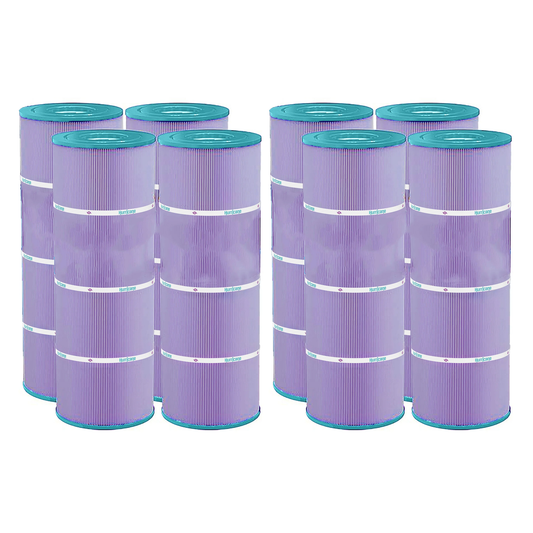 Hurricane 8 Pack HF7483-04P Platinum Purple Pool Filter Cartridge Replacement
