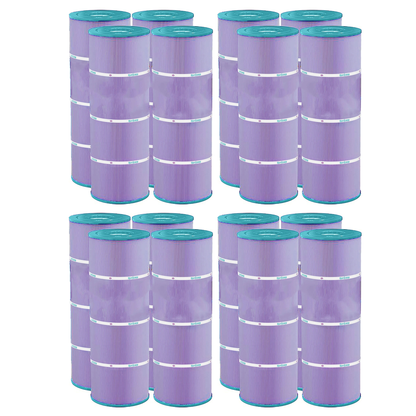 Hurricane 16 Pack HF7483-04P Platinum Purple Pool Filter Cartridge Replacement