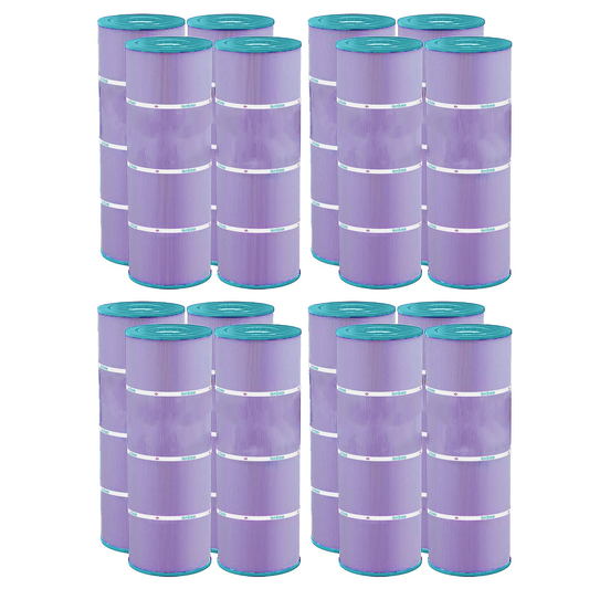 Hurricane 16 Pack HF7483-04P Platinum Purple Pool Filter Cartridge Replacement