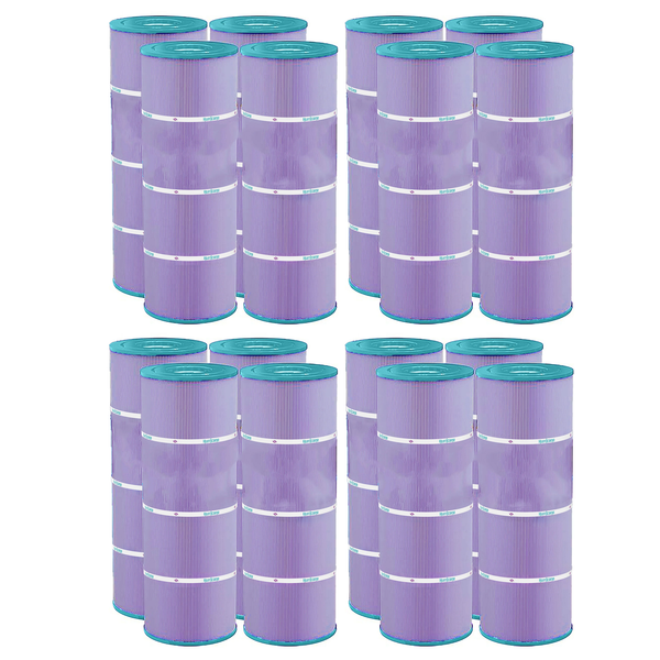 Hurricane 16 Pack HF7483-04P Platinum Purple Pool Filter Cartridge Replacement