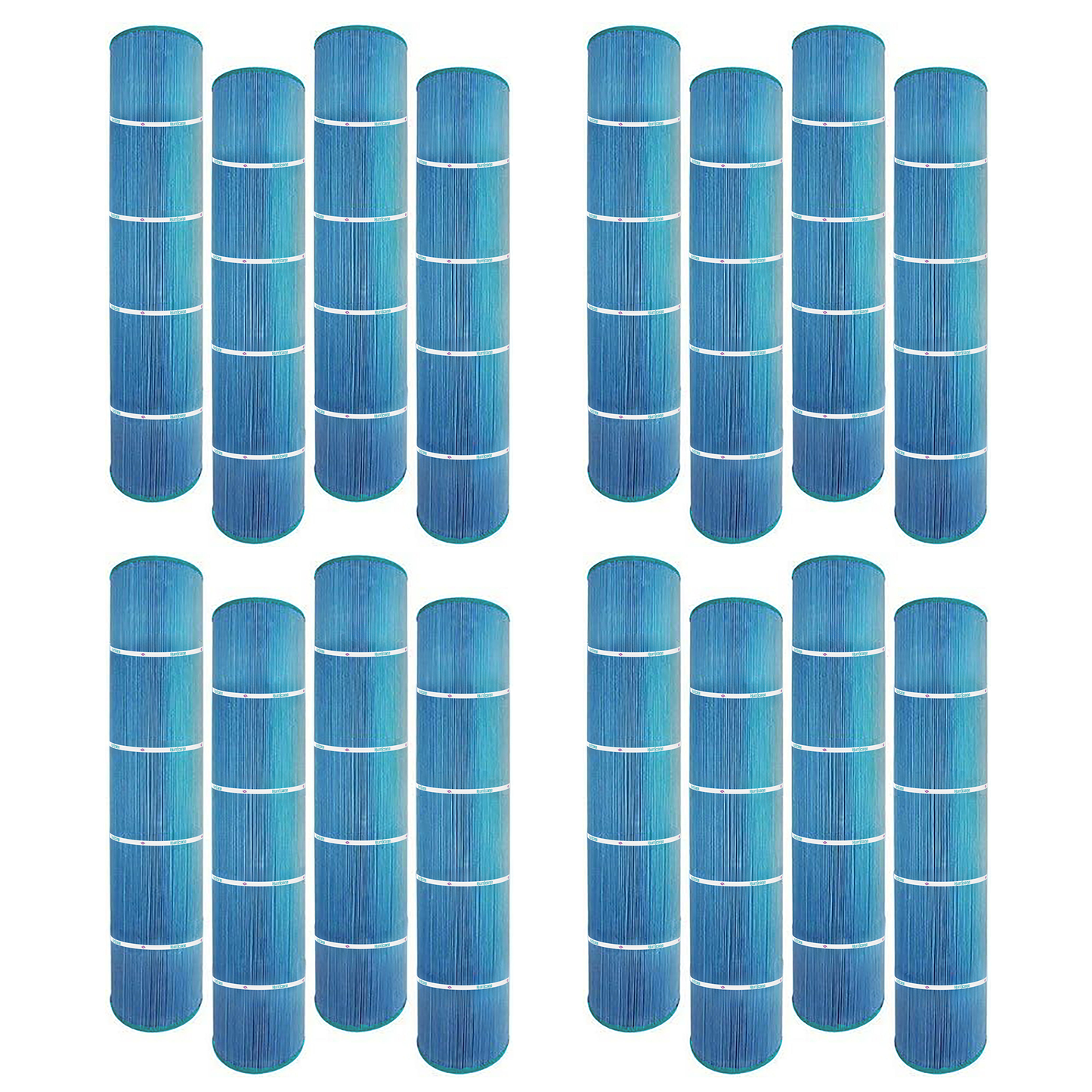 Hurricane 16 Pack HF7494 Elite Aseptic Pool and Spa Filter Cartridge Replacement