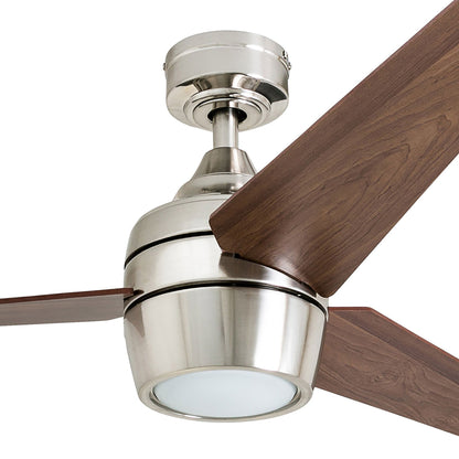 Honeywell Eamon Ceiling Fan, Quiet Motor and Remote Control, 52", Brushed Nickel