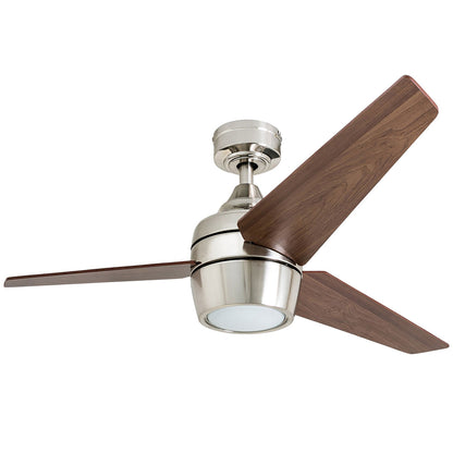 Honeywell Eamon Ceiling Fan, Quiet Motor and Remote Control, 52", Brushed Nickel