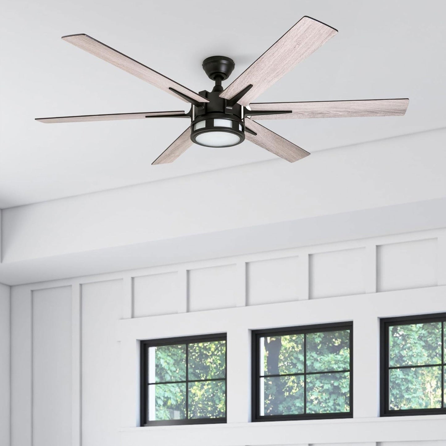 Honeywell Kaliza Ceiling Fan with Quiet Motor and Remote Control, 56", Bronze