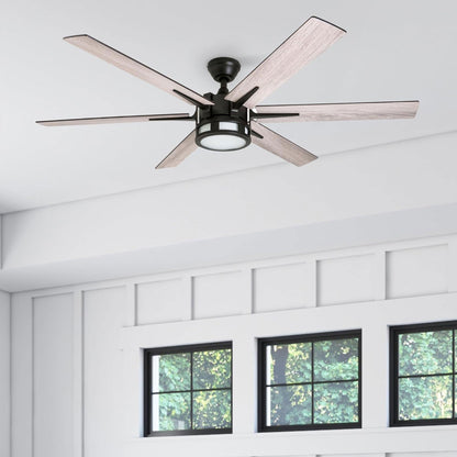 Honeywell Kaliza Ceiling Fan with Quiet Motor and Remote Control, 56", Bronze
