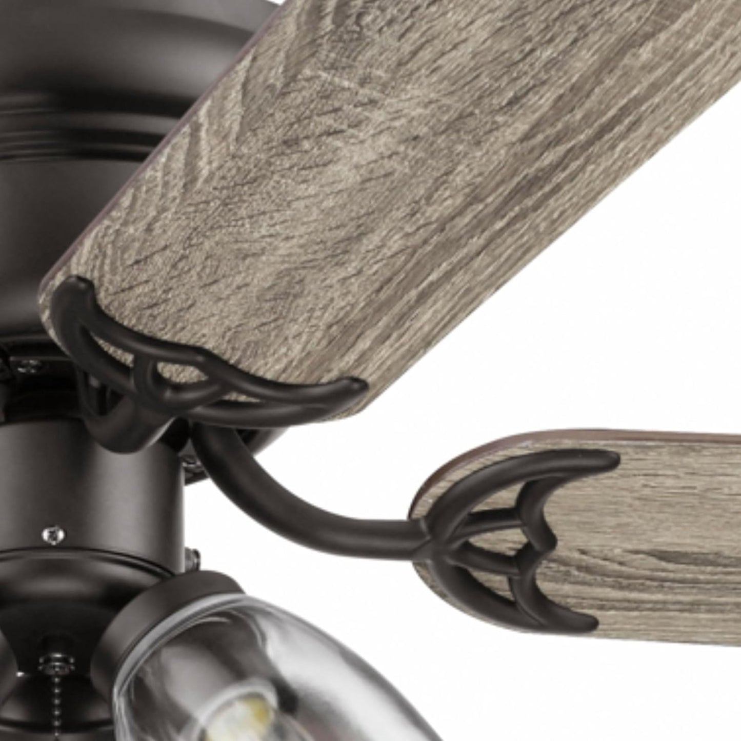 Portage Bay Renton Ceiling Fan with Quiet, Reversible Motor, 52 Inch, Bronze