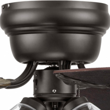 Portage Bay Renton Ceiling Fan with Quiet, Reversible Motor, 52 Inch, Bronze