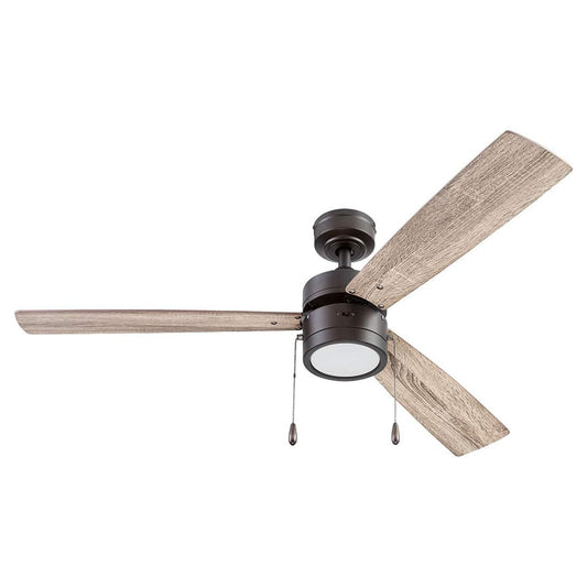 Portage Bay Madrona Indoor Ceiling Fan, Quiet, Reversible Motor, 52", Bronze