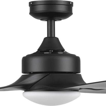 Honeywell Lynton 52" Ceiling Fan w/ Remote, & Reversible Blades, Matte Black