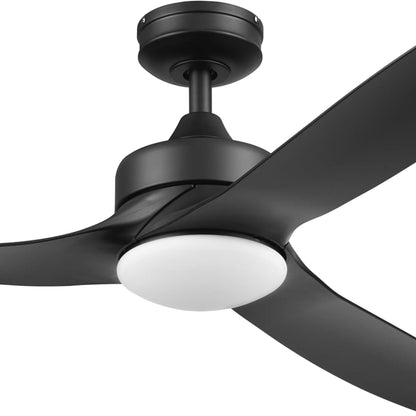 Honeywell Lynton 52" Ceiling Fan w/ Remote, & Reversible Blades, Matte Black