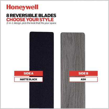 Honeywell Xerxes 62" Ceiling Fan w/ Remote Control, & Reversible Blades, Black