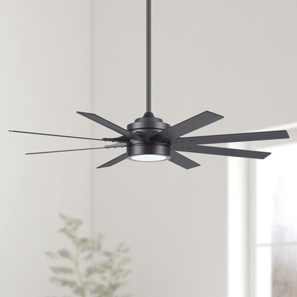Honeywell Xerxes 62" Ceiling Fan w/ Remote Control, & Reversible Blades, Black