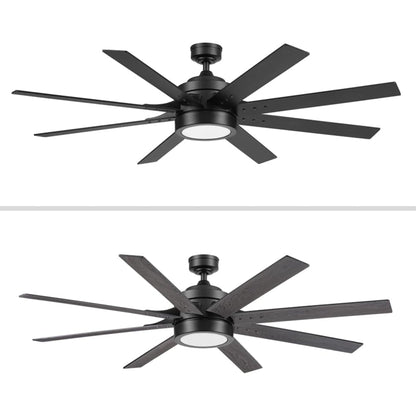 Honeywell Xerxes 62" Ceiling Fan w/ Remote Control, & Reversible Blades, Black