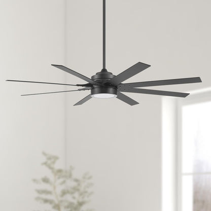 Honeywell Xerxes 70" Ceiling Fan w/ Remote Control, & Reversible Blades, Black