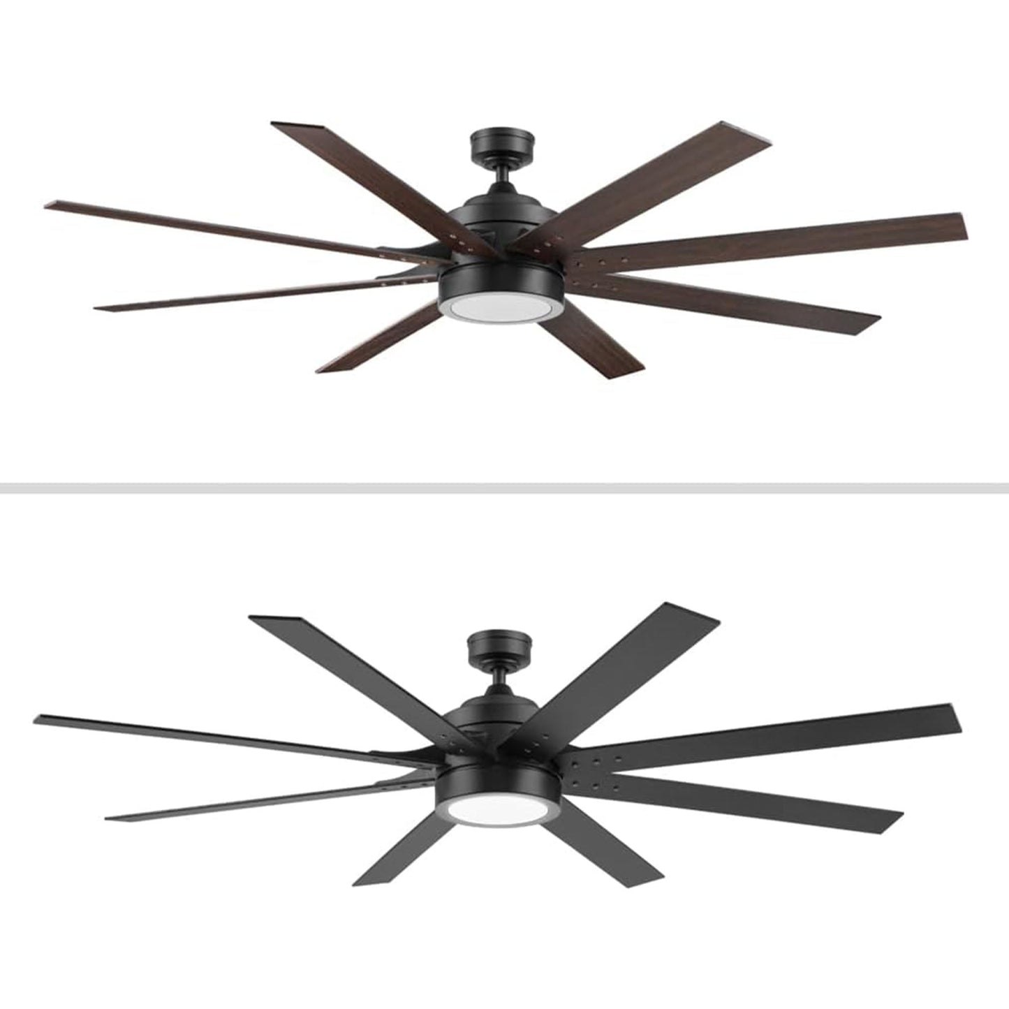 Honeywell Xerxes 70" Ceiling Fan w/ Remote Control, & Reversible Blades, Black
