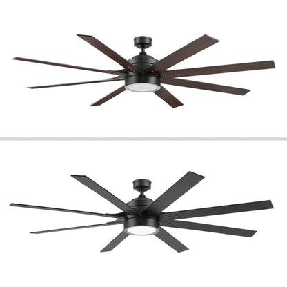 Honeywell Xerxes 70" Ceiling Fan w/ Remote Control, & Reversible Blades, Black