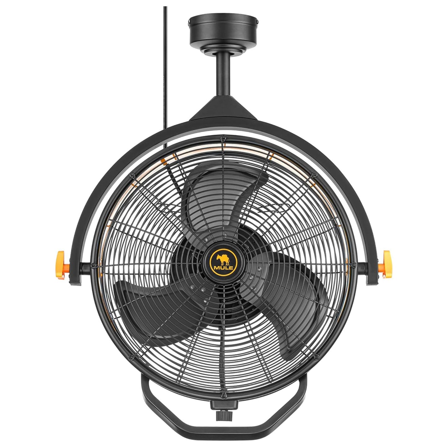 Mule 18" Fan XL, Dual Height Ceiling Mounting Options, Standard 3-Prong Plug